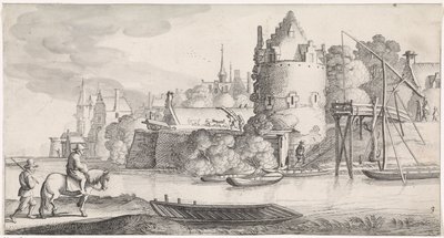 Ciudad en un río Plaisante paisajes y entretenidos poemas (título de la serie) de Jan van de Velde (II)