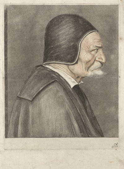 Busto de un anciano, a la derecha de Jan van de Velde (IV)
