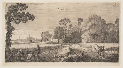 Agosto, de Los doce meses del año de Jan van de Velde II