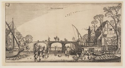 Diciembre, de Los doce meses del año de Jan van de Velde II