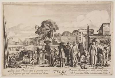 Tierra, de Los cuatro elementos de Jan van de Velde II