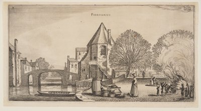 Febrero, de Los doce meses del año de Jan van de Velde II