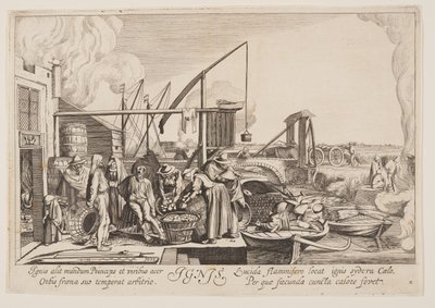 El fuego, de Los cuatro elementos de Jan van de Velde II