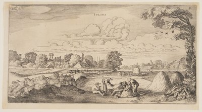 Julio, de Los doce meses del año de Jan van de Velde II