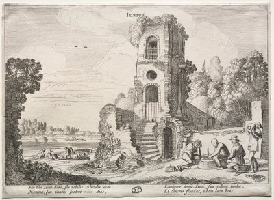 Los doce meses: Junio de Jan van de Velde II