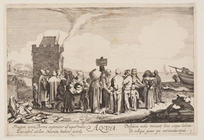 El agua, de Los cuatro elementos de Jan van de Velde II