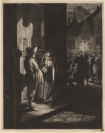 La estrella de los reyes, una pieza nocturna de Jan van de Velde II after Pieter Molijn