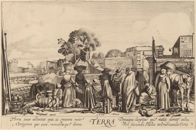 Tierra de Jan van de Velde II after Willem Buytewech