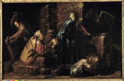 Campamento de bohemios de Jan van de Venne