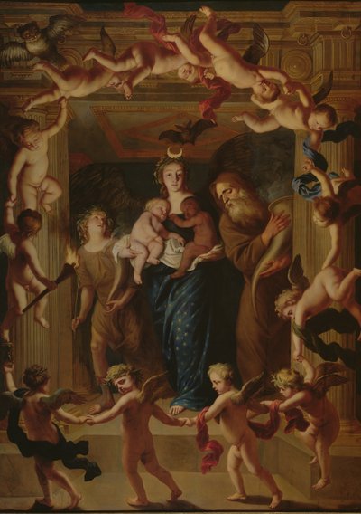 Alegoría de la noche de Jan van den Hoecke