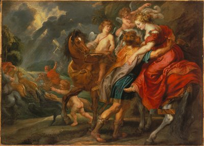 Dido y Eneas de Jan van den Hoecke