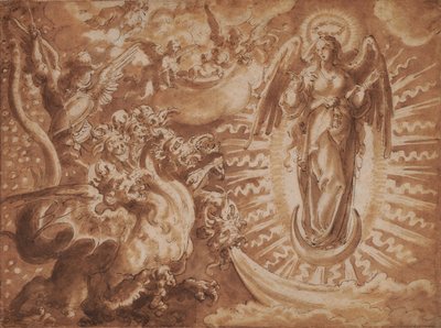 La mujer vestida de sol de Jan van der Straet