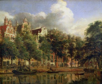 El Herengracht, Ámsterdam de Jan van der Heyden