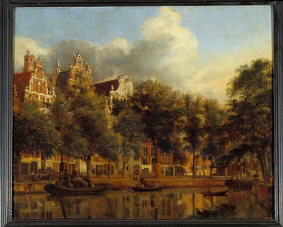 Vista del Herengracht en Ámsterdam de Jan van der Heyden