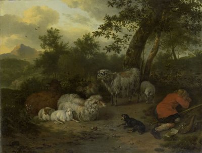 El pastor dormido de Jan van der Meer (II)
