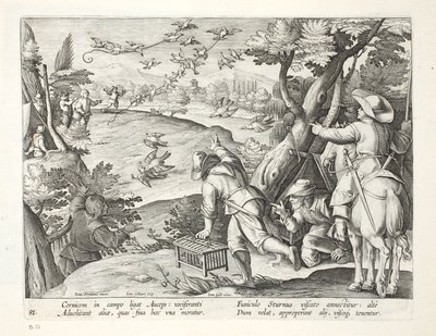 Cazadores de cuervos, ilustración de 