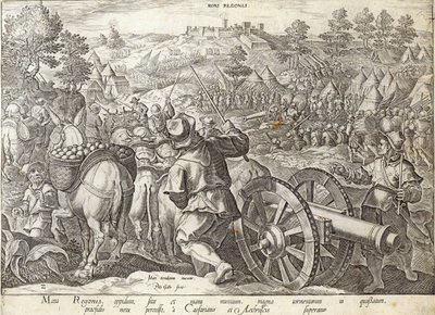 La batalla de Mons Regionis, placa de 