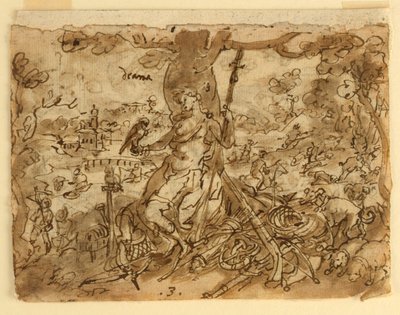 Diana (Venatio) de Jan van der Straet, called Stradanus