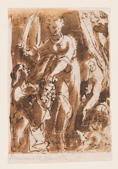 Recto: Judith con la cabeza de Holofernes; Verso: Pietà de Jan van der Straet, called Stradanus