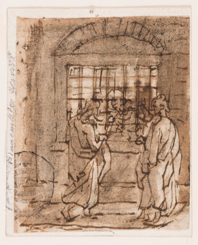 San Pedro en prisión de Jan van der Straet, called Stradanus