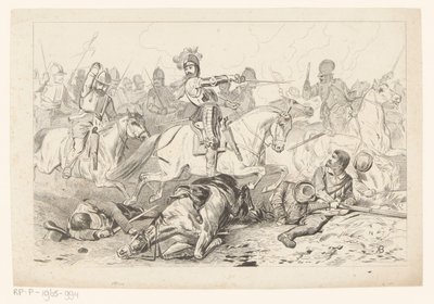 Batalla de Nieuwpoort de Jan van der Veen (prentmaker)