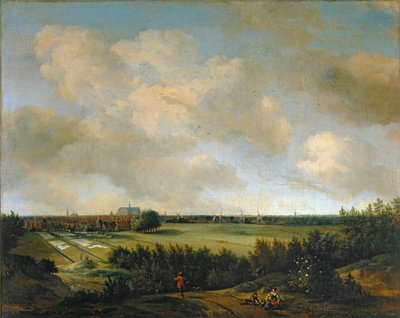 Las lavanderas de Overveen, cerca de Haarlem... de Jan van der the Elder Meer