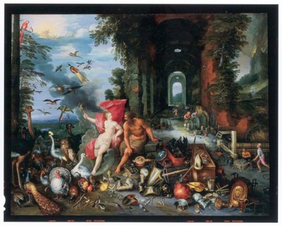 Alegoría del fuego y el aire de Jan van the Elder Kessel
