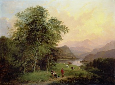 Un Lago de las Tierras Altas, 1847 de Jane Nasmyth