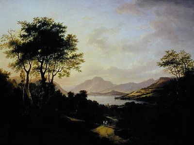 Vista extensa de Loch Lomond, cerca de Dumbarton de Jane Nasmyth