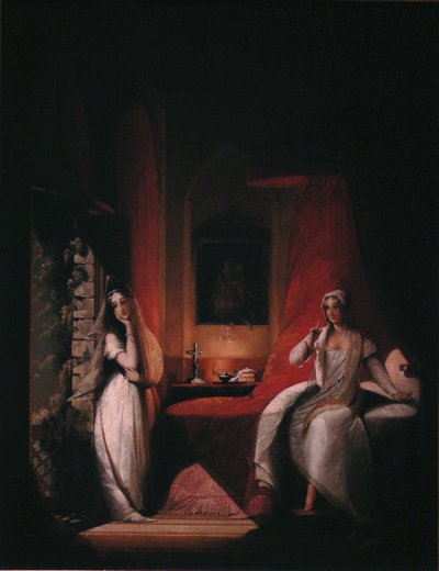Una escena de la novela de Laurence Sterne "Un viaje sentimental por Francia e Italia". de Jane Stuart