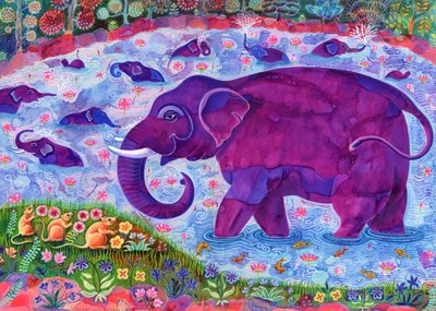 Elefante y Ratones de Jane Tattersfield