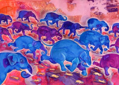 Elefantes de Jane Tattersfield