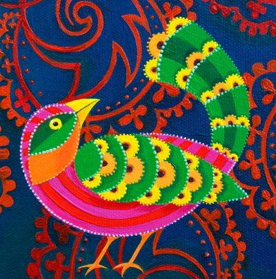Pájaro de Cola Verde de Jane Tattersfield