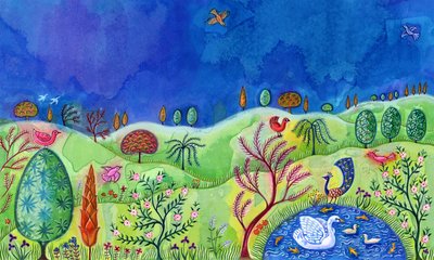 Paisaje con Cisne de Jane Tattersfield