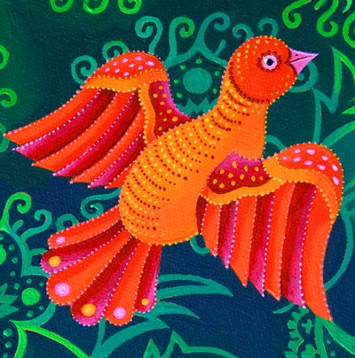 Pájaro naranja, 2019 de Jane Tattersfield