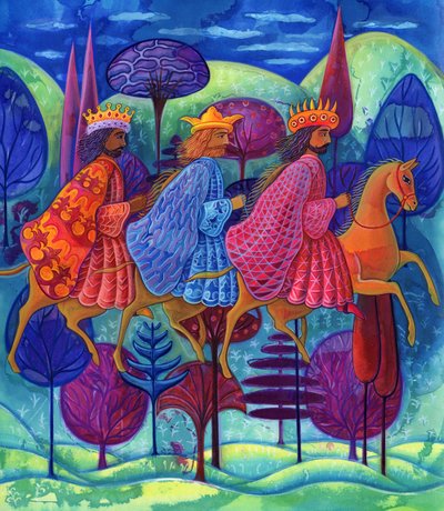 Los Tres Reyes Magos de Navidad de Jane Tattersfield