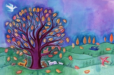 Árbol en Otoño de Jane Tattersfield