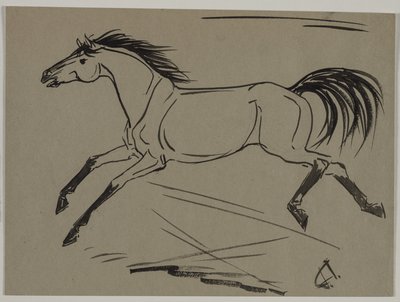Caballo corriendo de Jane Travis