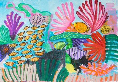 Arrecife de coral de Janet McKenzie