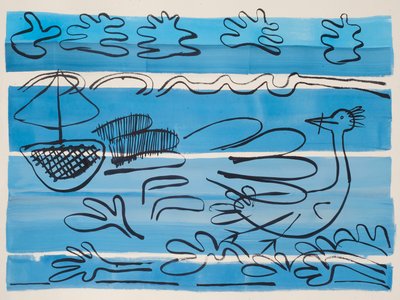 Navegando por la Costa Oeste, 2015 de Janet McKenzie