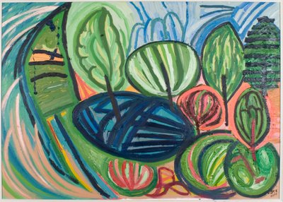 Bosque de Wormiston, verano, 2007 de Janet McKenzie