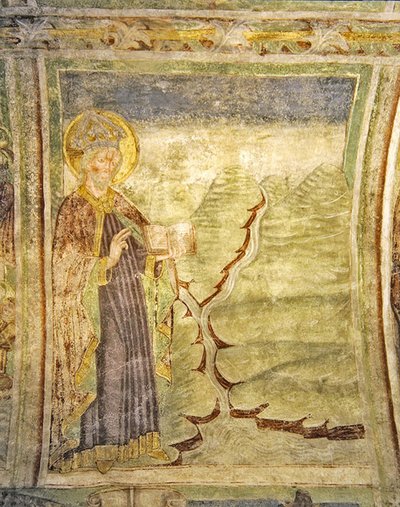 Dios separa la tierra del agua, 1490 de Janez Kastav