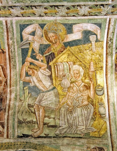 Los primeros trabajos de Adán y Eva, 1490 de Janez Kastav