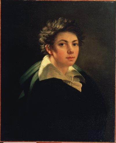 "Autorretrato" Peinture de Janos Rombauer (1782-1849) 1813 Museo Estatal A. Pushkin de Bellas Artes, Moscú de Janos Rombauer
