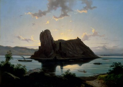 El castillo de Deveny, Hungría de Janos Hofbauer