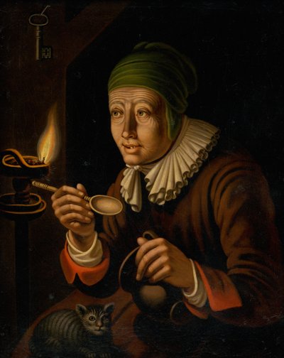 Bruja, c. 1830 de Janos Rombauer