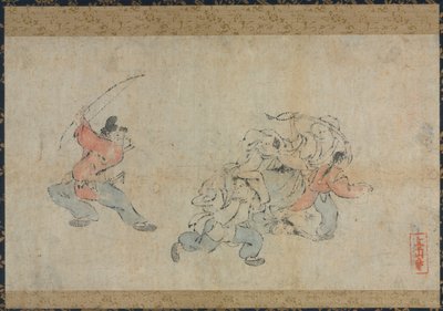 Toba-e (Imagen cómica) de Japan, Edo period