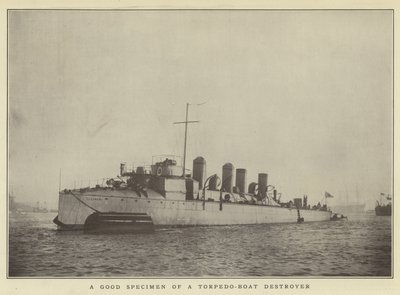 Un buen ejemplar de un destructor de torpedos de Japanese Photographer