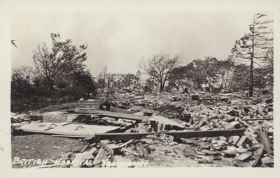 Secuelas del Gran Terremoto de Kanto, Japón, 1923 de Japanese Photographer