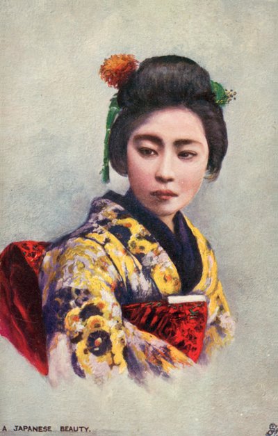 Hermosa mujer japonesa (foto en color) de Japanese Photographer